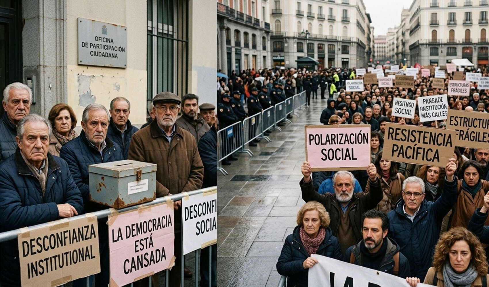 La energía cívica persiste, pero la desconfianza institucional frena la participación sostenida
