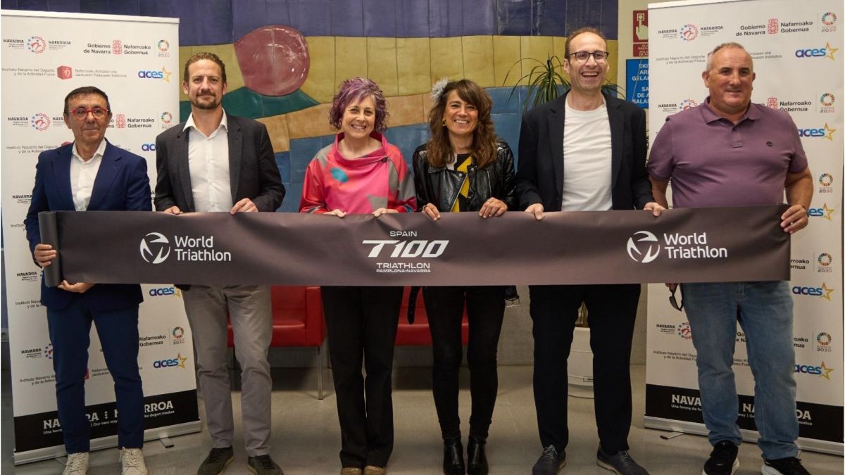 Navarra será por primera vez sede de la prueba internacional 'Spain T100 Triathlon' el próximo mes de mayo