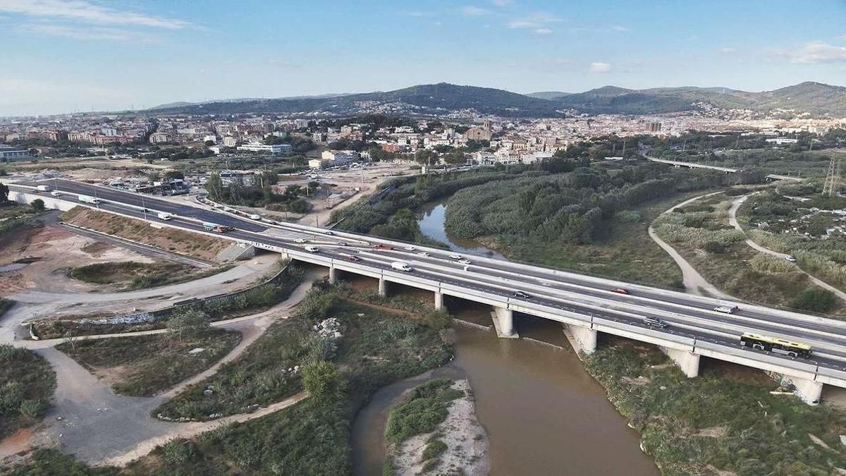 MAPA | Sant Boi abre la salida de la rotonda elíptica de la B-25 en dirección a Castelldefels