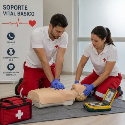 Curso soporte vital básico: cómo es realmente actuar ante una emergencia y qué preparación exige desde el primer momento